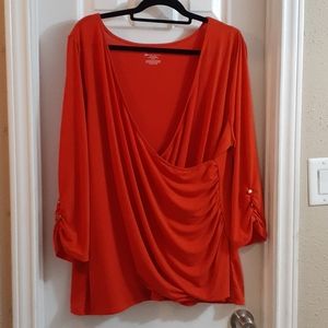 Lane Bryant women's 3/4 sleeve  top sz 22/24